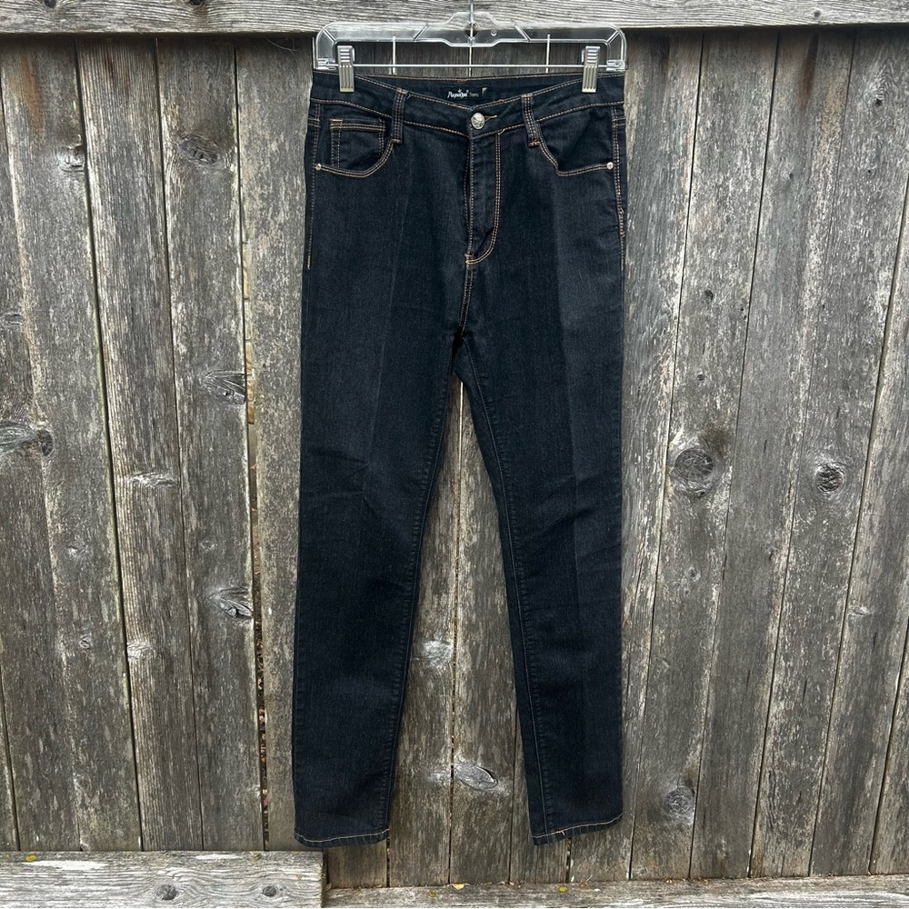 Papaya Dark Wash Jeans with Contrast Stitching Size 13 Junior